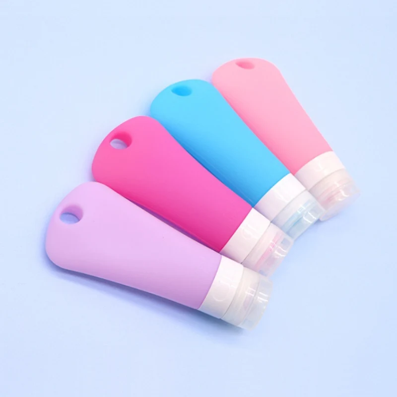 90ml Translucent Hole Shaped Silicone Travel Bottle