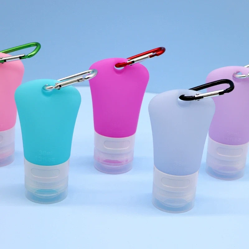 90ml Translucent Hole Shaped Silicone Travel Bottle