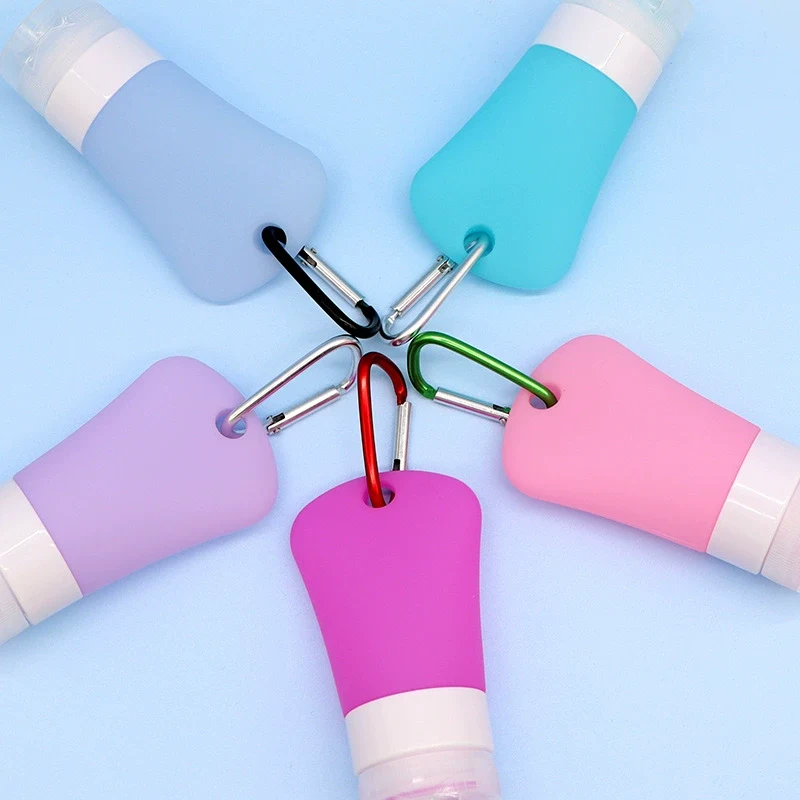 90ml Translucent Hole Shaped Silicone Travel Bottle