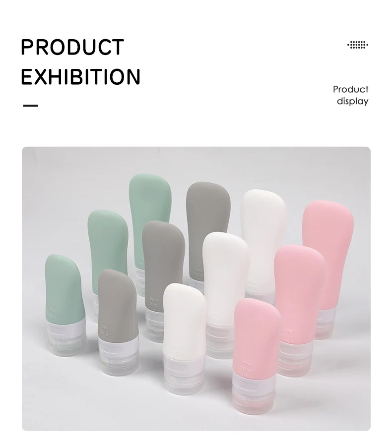 60ml Ladylike style Silicone Travel Cosmetic Bottle